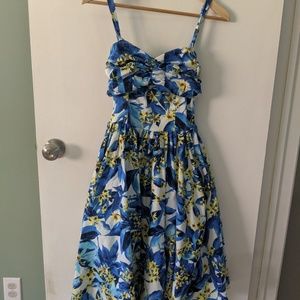 Unique Vintage Golightly Swing Dress Small